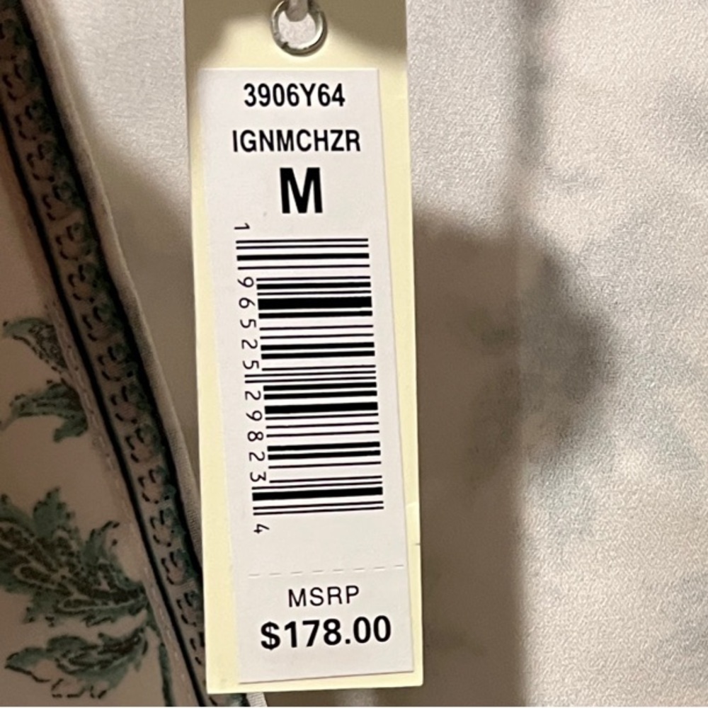 Max Studio Green Floral Long Sleeve Dress - Picture 3 of 4